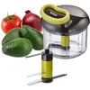 Image de Tefal Hachoir manuel 5 secondes, 900 ml, Hacher, découper, mixer, Légumes, Noix, Oignons, Lames en acier inoxydable, Cuisine rapide et facile K1320404
