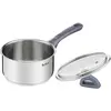 Image de Tefal Casserole Daily Cook en acier inoxydable avec fond renforcé, convient pour tous les types de feux, y compris l’induction, grande conductivité et robustesse, matériaux recyclés de 18 cm 2,1 l