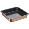 Image de Tefal Airbake Moule à Cake Carré 23x23 cm, Or, Revêtement Antiadhésif, Acier Carbone J2555214
