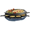 Image de Tefal Colormania Appareil à Crêpes Électrique et Gril Raclette 8 Personnes avec 8 Mini Poêles Noir