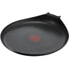 Image de Tefal Ingenio Poêle à crêpe 27 cm, Non induction, Revêtement antiadhésif, Empilable, Compatible lave-vaisselle, Easy Plus L1461004, Noir