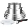 Image de Tefal Ingenio Emotion Lot de 5 pièces, acier inoxydable, sans revêtement
