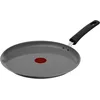 Image de Tefal Poêle à crêpe 28 cm, Crêpière induction, Revêtement céramique, Eco-conçue, Recyclée, Cuisson saine, Thermo-Signal, Fabriqué en France, Renew C4253913, Gris