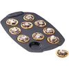 Image de Tefal Moule gâteau 10 mini tartelettes, Revêtement antiadhésif, Aluminium recyclé et recyclable, Pâtisserie bien dorée, Fabriqué en France, PerfectBake Mini J5735002