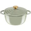 Image de Tefal Cocotte en fonte d'aluminium 24cm, 4-5 personnes, Induction, Légère en fonte d'aluminium, Nettoyage facile, Revêtement céramique, Couvercle de condensation, Four, Air Soft Light E2664625