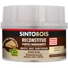 Image de SINTO - Pâte à Bois - Angles et Gros Trous - Reconstitue les Parties Manquantes - Intérieur Extérieur - Haute Résistance & Adhérence - Sec en 20min - Sapin - Technique Professionnelle - 550g
