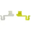 Image de Restagraf Agrafe de Tringle Serrure de Porte, 4mm Poinçon, Lot de 10, Jaune/Blanc