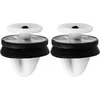 Image de Restagraf Agrafe de Panneau Garniture Intérieure et Porte en Sachet pour Véhicules Renault/Peugeot/PSA/Citroën/Fiat/Nissan, 8.2mm Poinçon, Lot de 24, Blanc/Noir