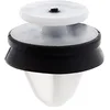 Image de Agrafes pour vehicules type renault Restagraf Ref: 42613, Blanc/Noir