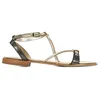 Image de Les Tropeziennes par M. Belarbi Femme HIRONDEL Chaussures Ville Sandale, Noir Irise, 40