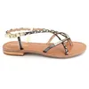 Image de Les Tropeziennes par M. Belarbi Femme MONATRES Chaussures Ville Entre-Doigt, Noir Irise, 36