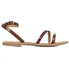 Image de Les Tropeziennes par M. Belarbi Femme HANAK Chaussures Ville Sandale, Tan, 40