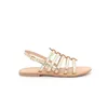 Image de Les Tropeziennes par M. Belarbi Femme HIKANO Chaussures Ville Salome 1Er Pas, Or Craquele, 39