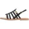 Image de Les Tropeziennes par M. Belarbi Femme HIKANO Chaussures Ville Salome 1Er Pas, Noir-Serp, 36