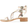 Image de Les Tropeziennes par M. Belarbi Femme HOCEAN Chaussures Ville Salome Talon Inf 5Cm, Or, 38
