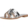Image de Les Tropeziennes par M. Belarbi Femme Damia Chaussures Ville Mule et Sabot, Argent, 39