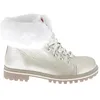 Image de LES TROPEZIENNES PAR M. BELARBI Femme Lacen Chaussures Ville Bottes DE Neige, Platine, 36 EU