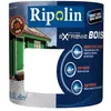 Image de RIPOLIN - Peinture pour Bois Intérieur/Extérieur - Sans Sous-couche Ultra-couvrant - Résiste aux Intempéries, UV et Chocs - Protège et Magnifie - Lessivable - Satin - 0,5L - Blanc