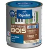 Image de RIPOLIN - Peinture pour Bois Intérieur/Extérieur - Sans Sous-couche Ultra-couvrant - Résiste aux Intempéries, UV et Chocs - Protège et Magnifie - Lessivable - Satin - 0,5L - Bleu Ocean