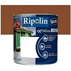 Image de RIPOLIN - Peinture pour Bois Intérieur/Extérieur - Sans Sous-couche Ultra-couvrant - Résiste aux Intempéries, UV et Chocs - Protège et Magnifie - Lessivable - Satin - 0,5L - Ton Bois