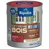 Image de RIPOLIN - Peinture pour Bois Intérieur/Extérieur - Sans Sous-couche Ultra-couvrant - Résiste aux Intempéries, UV et Chocs - Protège et Magnifie - Lessivable - Satin - 2,5L - Rouge Vif