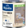 Image de RIPOLIN - Peinture Intérieure Multi-Supports   Murs, Boiseries & Radiateurs   Ultra-Couvrante   Lessivable   Application Facile   Ecolabel - Satin - 0,5L - Taupe