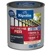 Image de RIPOLIN - Peinture pour Fer Extérieur - Glycéro Antirouille - Sous-couche intégrée - Application directe sur Rouille - Résistante aux Intempéries, UV et Chocs - Mat - 0,5L - Gris Anthracite RAL 7016