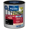 Image de RIPOLIN - Peinture pour Fer Extérieur - Glycéro Antirouille - Sous-couche intégrée - Application directe sur Rouille - Résistante aux Intempéries, UV et Chocs - Brillant - 0,5L - Noir