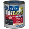 Image de RIPOLIN - Peinture pour Fer Extérieur - Glycéro Antirouille - Sous-couche intégrée - Application directe sur Rouille - Résistante aux Intempéries/UV et Chocs - Brillant 0,5L - Gris Anthracite RAL 7016