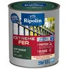 Image de RIPOLIN - Peinture pour Fer Extérieur - Glycéro Antirouille - Sous-couche intégrée - Application directe sur Rouille - Résistante aux Intempéries, UV et Chocs - Brillant - 0,5L - Vert Basque RAL 6005