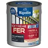 Image de RIPOLIN - Peinture pour Fer Extérieur - Glycéro Antirouille - Sous-couche intégrée - Application directe sur Rouille - Résistante aux Intempéries, UV et Chocs - Brillant - 2L - Gris Anthracite RAL7016