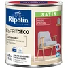 Image de RIPOLIN Peinture Intérieure Multi-Supports Lessivable Rouge Profond 0,5 L