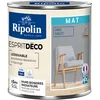 Image de RIPOLIN - Peinture Intérieure Multi-Supports   Murs, Boiseries & Radiateurs   Ultra Couvrante   Lessivable   Application Facile   Ecolabel - Aspect Mat - 0,5L - Gris Galet