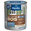 Image de RIPOLIN - Peinture pour Bois Intérieur/Extérieur - Sans Sous-couche Ultra-couvrant - Résiste aux Intempéries, UV et Chocs - Protège et Magnifie - Lessivable - Satin - 2,5L - Bleu Pastel