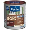 Image de RIPOLIN - Peinture pour Bois Intérieur/Extérieur - Sans Sous-couche Ultra-couvrant - Résiste aux Intempéries, UV et Chocs - Protège et Magnifie - Lessivable - Satin - 0,5L - Rouge Basque