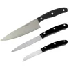 Image de Nirosta Set de 3 couteaux de cuisine inox universels 20, 22 et 31 cm
