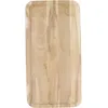 Image de Fackelmann 3181050 Planche à découper rectangulaire avec rainure, planche à découper en bois, planche à pain, planche à découper, Bois, 45 x 25 x 1,6 cm, Marron