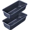 Image de Dr Oetker - Moules à Cake Rectangulaires en Acier Bleu - 25 x 11 x 7,5 cm - Pour Gâteau, Brioche, Pâtisserie et Pain