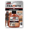 Image de Rubson Frameto Stop-Rouille, Traitement antirouille pour intérieur et extérieur, Convertisseur de rouille à effet immédiat, peut être peint, coloris noir, 90 ml