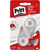 Image de PRITT Roller de correction MINI lot de 2 , réécriture immédiate , résultat ultra propre - 2x 7 m de bande, largeur fine 4,2 mm