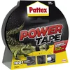 Image de Pattex   Adhésif Power Tape extra-fort noir (rouleau de 25 m)   Bande adhésive toilée tous supports   Ruban adhésif étanche pour charges lourdes