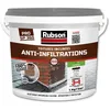Image de Rubson revêtement Waterproof Anti fuite Gris 1kg pour réparation et étanchéité, protecteur de toiture à base de silicone (Lot de 2)