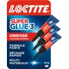 Image de Loctite   Super Glue-3 Mini dose (3 x 1 g)   Colle forte et rapide tous matériaux pour réparation de qualité   Universelle liquide en format doses