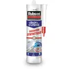 Image de Rubson Mastic Bain & Cuisine Baignoire synthétique, Mastic sanitaire pour matériaux synthétiques, Joint d’étanchéité anti-moisissures à adhérence renforcée, blanc, 280 ml