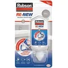Image de Rubson RE-NEW (1 x 80ml), mastic sanitaire gris à base de silicone, s'applique sur le joint déjà existant, mastic étanche & anti-moisissures
