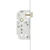 Image de Bricard 2678 Serrure à encastrer axe 40 mm pour Porte de Salon, Cuisine, sans Clé, coloris Blanc
