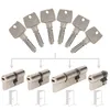 Image de Bricard Pack de 4 cylindres Astral s'entrouvrant: (2x 30+30), (1x 30+60) & (1x30+10) avec 6 clés.