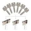 Image de Pack de 3 cylindres Bricard Astral s'entrouvrant: 30+30, 30+40 & 30+10 avec 6 clés.