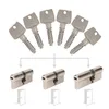 Image de Pack de 3 cylindres Bricard Astral s'entrouvrant: 2x 30+30, & 1x 30+40 avec 6 clés.