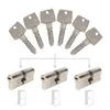 Image de Bricard Pack de 3 cylindres Astral s'entrouvrant: 35+35, 35+35 & 35+35 avec 6 clés.